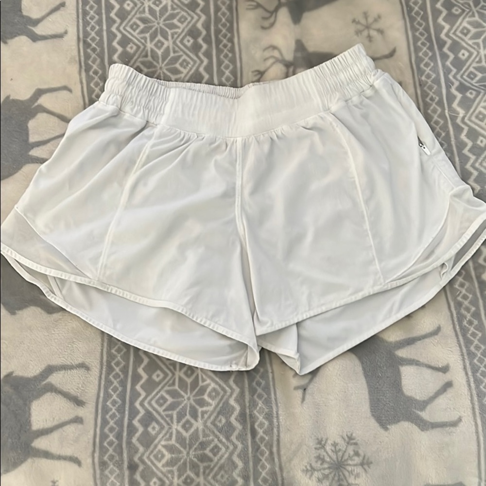 White hottie hot shorts